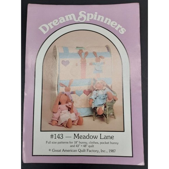 Quilt Pattern  and Sewing Pattern  Dream Spinners  #143 "Meadow Lane" - Picture 2 of 3